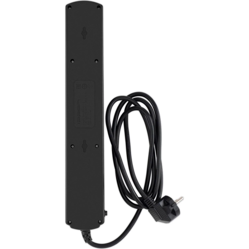 Сетевой фильтр Ippon BK-6-EU-1.8-10-B 1.8м (6 розеток) черный (1804735)