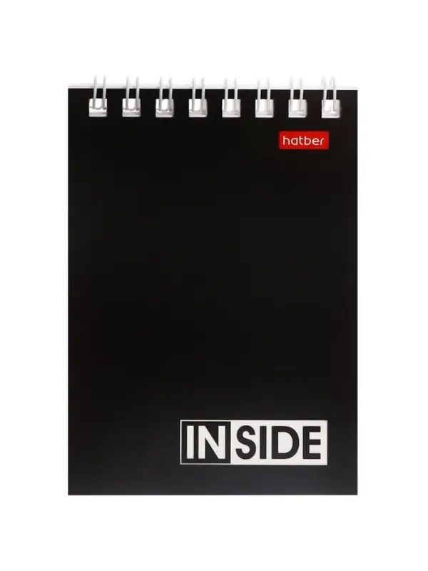 Блокнотик А7 40 л на гребне INSIDE, обл мел карт 40Б7B1 г_01622