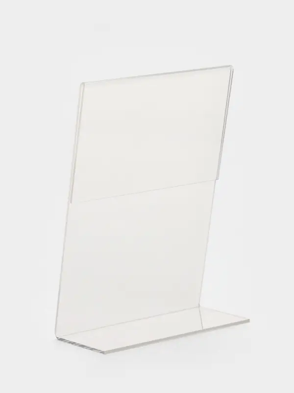Односторонняя подставка А5 вертикальная, 15&times;7.5&times;21 см, оргстекло 2 мм