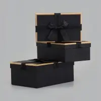 Набор подарочных коробок 3 в 1, прямоугольные 23&times;16&times;9.5 21&times;14&times;8.0 19&times;12&times;6.5 см