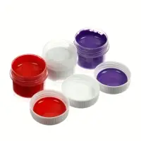 Краска по ткани акриловые, набор 9 цветов * 15 мл, с блёстками + классические