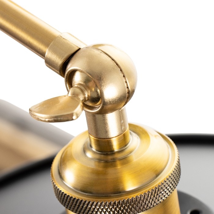 Бра "Кандела" 2хЕ27 черный  22х22х10см