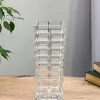 Ваза для цветов &laquo;Эдисон&raquo;, кубики, 29&times;12 см, стекло, прозрачная