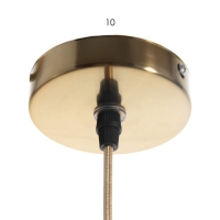 Светильник BayerLux 2068/1 E14 40Вт золото 14x14x34 см 14х14х134 см