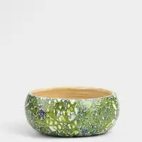 Ваза для фруктов, 15&times;15&times;6 см, бамбук