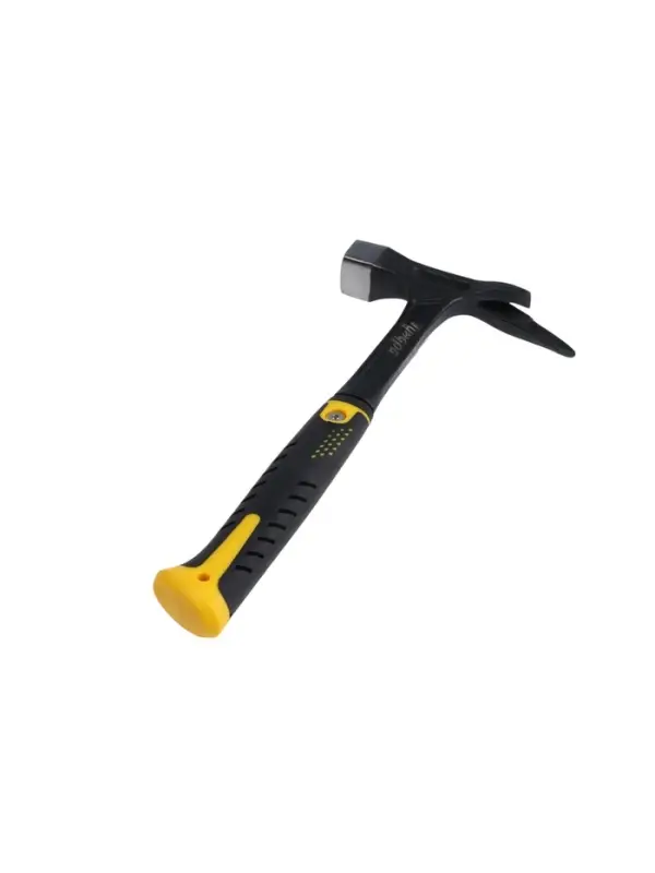 Молоток кровельщика ТУНДА ПРОФИ, цельнокованый, боек с магнитом, 2К рукоятка, 600 г Молоток кровельщика ТУНДА ПРОФИ, цельнокованый, боек с магнитом, 2К рукоятка, 600 г