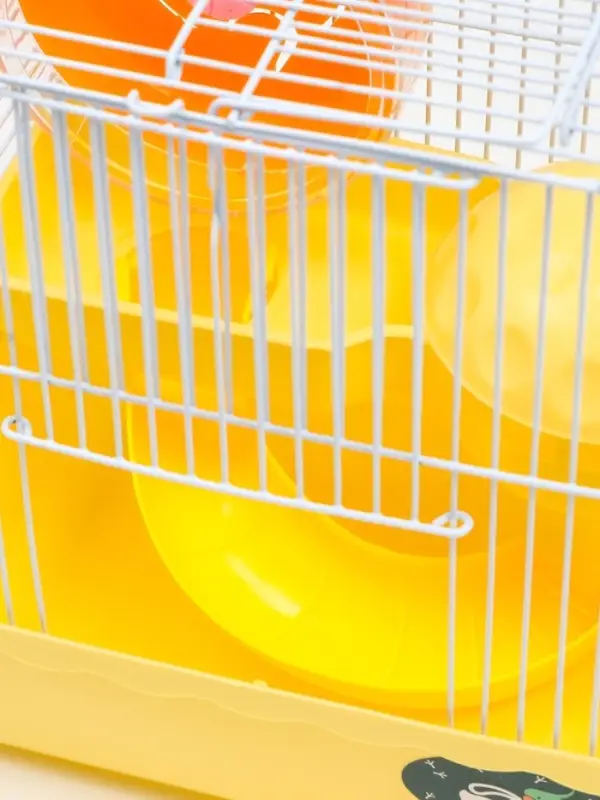 Клетка для грызунов &laquo;Пижон&raquo;, 23&times;17&times;26 см, эмаль, жёлтая