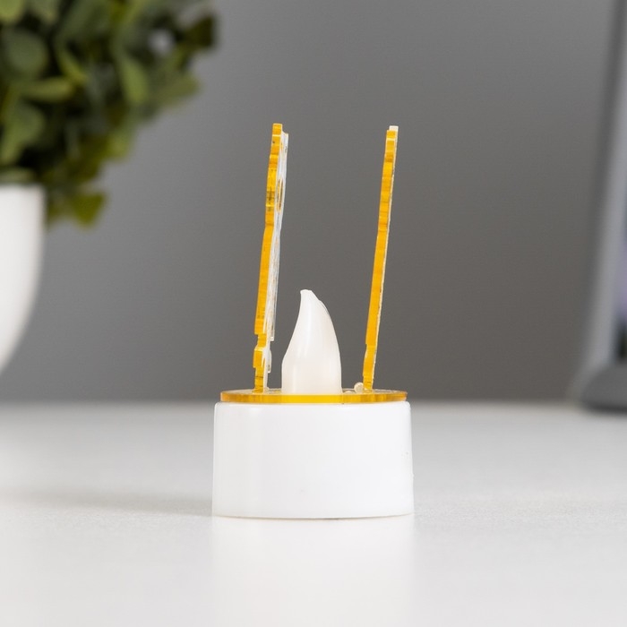 Ночник Ночник "Сова" LED от батареек 3хLR41 золото 3,5х3,5х6 см