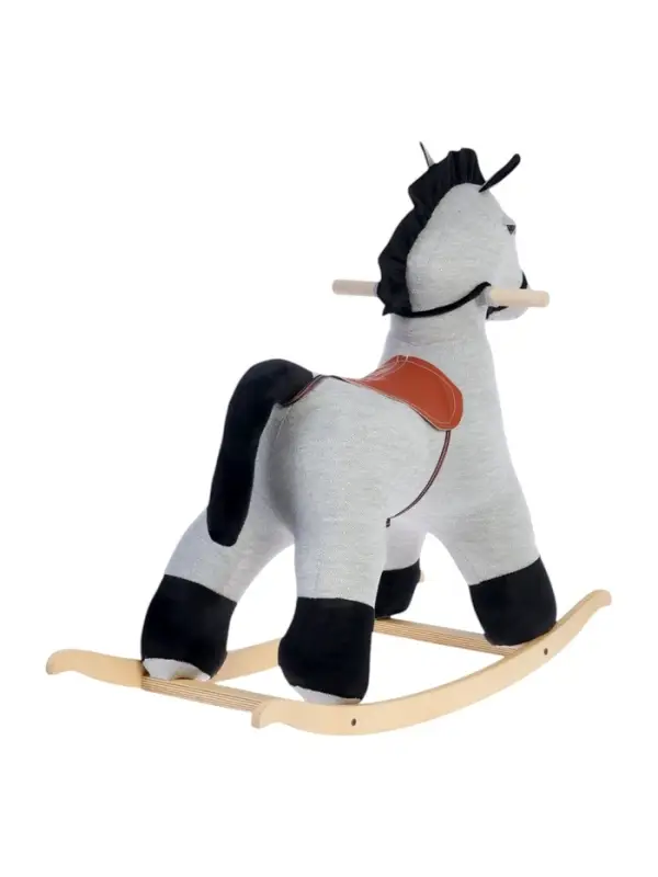 Качалка &laquo;Конь Восток&raquo;, светло - серая, МИКС