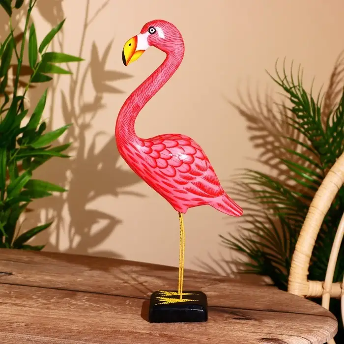 Сувенир &laquo;Фламинго&raquo;, 42 см, дерево