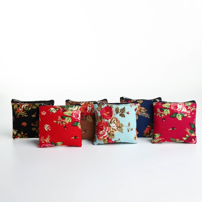 Кошелёк женский на молнии, цвет МИКС Кошелёк женский на молнии, цвет МИКС