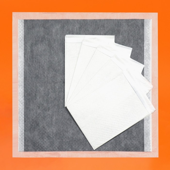 Пеленки угольные шестислойные гелевые, 60 х 60 см, (в наборе 10 шт) Пеленки угольные шестислойные гелевые, 60 х 60 см, (в наборе 10 шт)