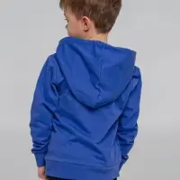 Толстовка с капюшоном детская Kirenga Kids, ярко-синяя, 6 лет