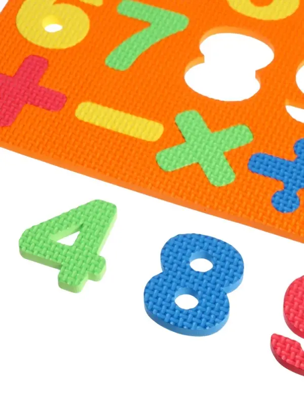 Коврик-пазл &laquo;Яркие цифры&raquo;, цвета МИКС