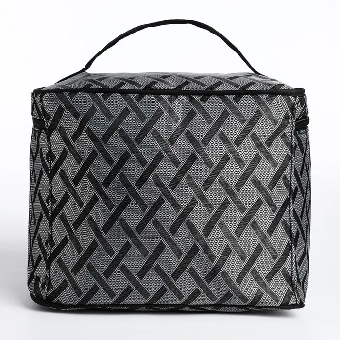 Косметичка на молнии, цвет серый