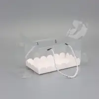 Кондитерская упаковка под рулет, белая 18,5 х 10 х 10 см