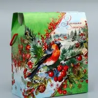 Коробка подарочная новогодняя «Зимняя сказка» 21.5×25.6×11 см