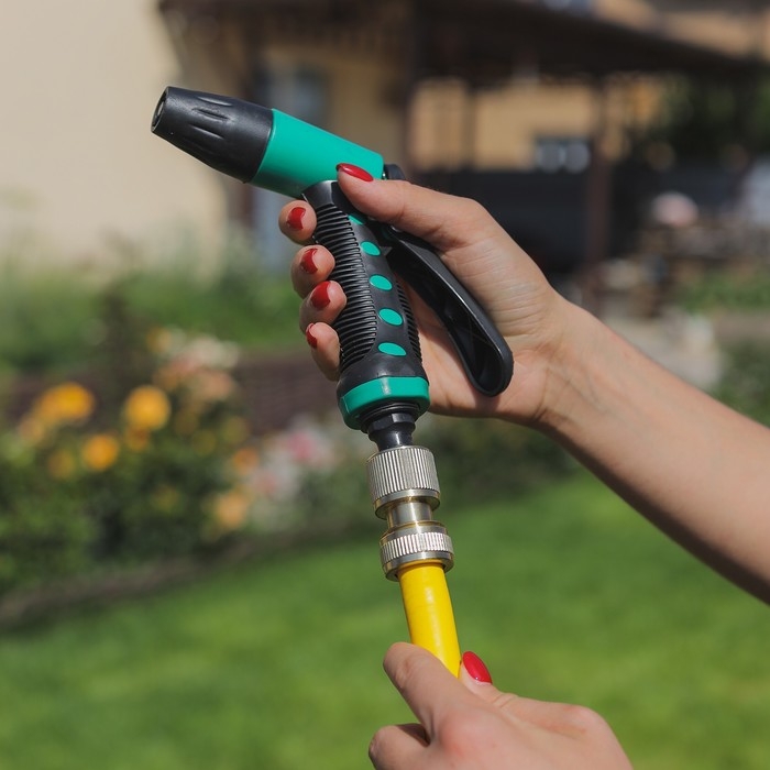 Коннектор с аквастопом, 1/2 Коннектор с аквастопом, 1/2" (12 мм), быстросъёмное соединение, латунь, Greengo