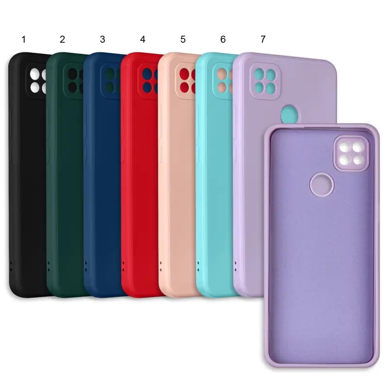 Чехол Xiaomi Redmi 9C цветной силикон Чехол Xiaomi Redmi 9C цветной силикон