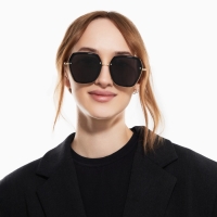 Очки солнцезащитные uv 400, дужка 13 см, ширина 12.6 см, линза 5.6×5.5 см