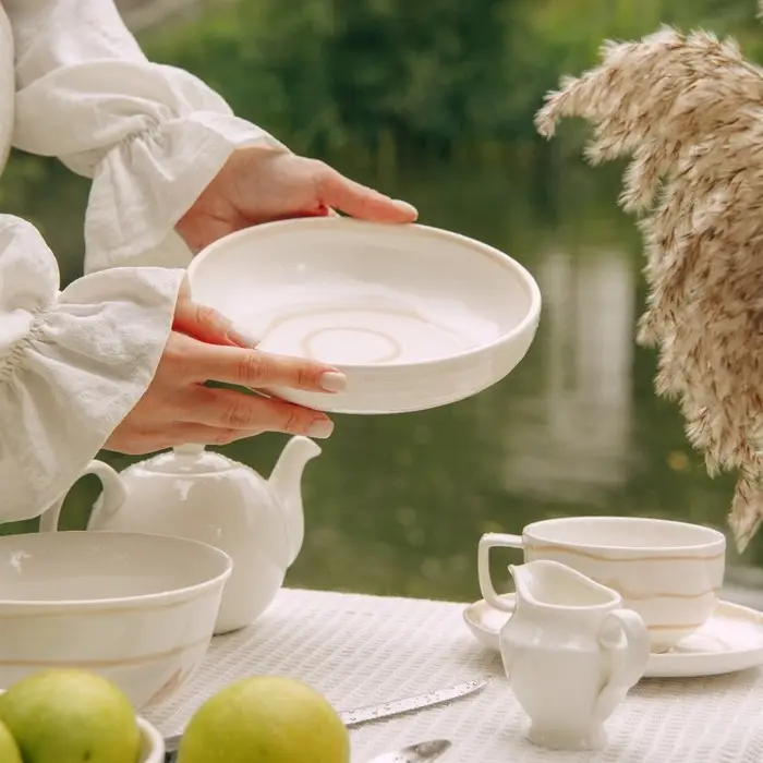 Тарелки глубокие SL Home &laquo;Гато&raquo;, 750 мл, d=18.5 см, набор 2 шт., фарфор, белые