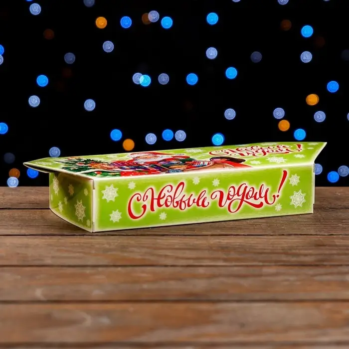 Подарочная коробка «Конфета Дед Мороз и дети» новогодняя упаковка, 10×20×4.3 см Подарочная коробка «Конфета Дед Мороз и дети» новогодняя упаковка, 10×20×4.3 см