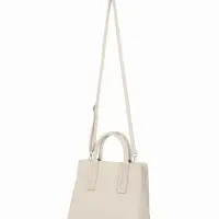 Сумка женская тоут TEXTURA на молнии, 29&times;10&times;25 см, однотонная, молочная