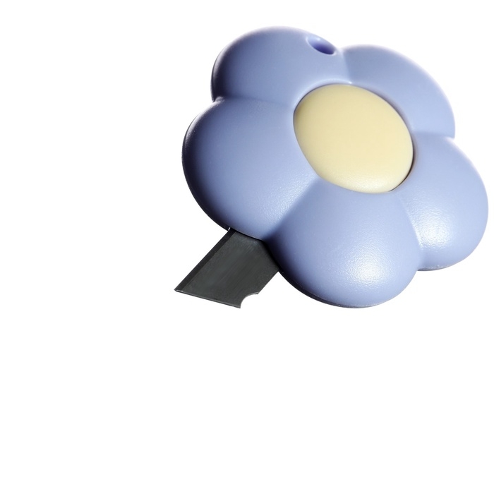 Нож канцелярский пластиковый,  Нож канцелярский пластиковый, "Цветок", 9 мм, МИКС