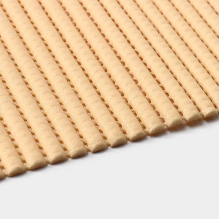 Коврик для ванной и туалета Доляна, 65&times;100 см, бежевый