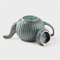 Заварочный чайник Доляна &laquo;Винтаж&raquo;, 1.1 л, керамика, бирюзовый