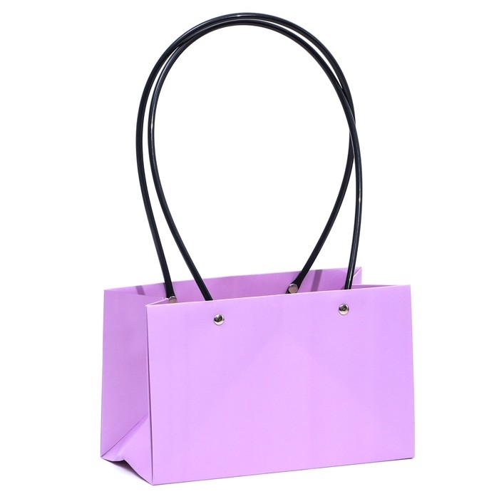 Сумка для цветов «Лиловая», влагостойкая, 22 x 10,5 x 13,5 см Сумка для цветов «Лиловая», влагостойкая, 22 x 10,5 x 13,5 см