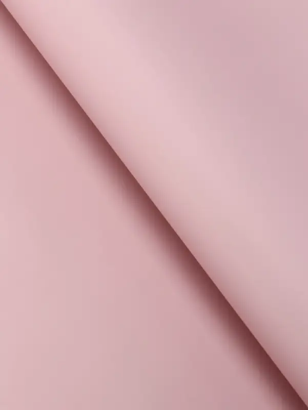 Пленка матовая двухсторонняя для цветов, нежно розовый, 0.50&times;10 м 65 мкм, пастельная серия