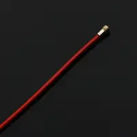 Брелок для ключей TORSO, стальной трос, 15 см, красный Брелок для ключей TORSO, стальной трос, 15 см, красный