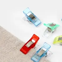 Зажимы для шитья и кроя/прищепки для шитья 1*2,7см (наб 20шт цена за наб) разноцвет