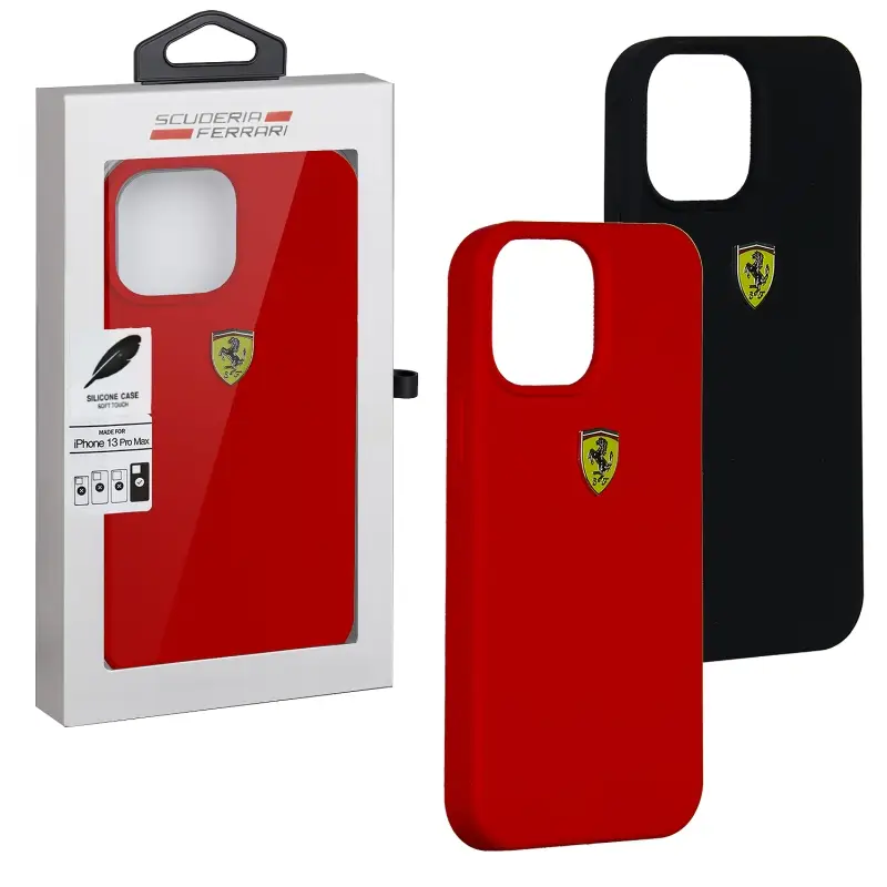 Чехол iph 13 Pro Max Ferrari silicone Чехол iph 13 Pro Max Ferrari silicone