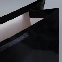 Пакет подарочный ламинированный вертикальный &laquo;чёрный&raquo;, XL 40&times;49&times;19 см