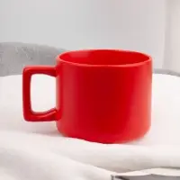 Чашка Jumbo в коробке матовая, красная