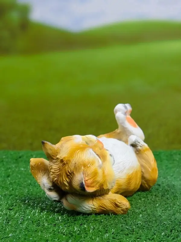 Садовая фигура из полистоуна &laquo;Ленивый Кот&raquo;, 23&times;12.5&times;11 см