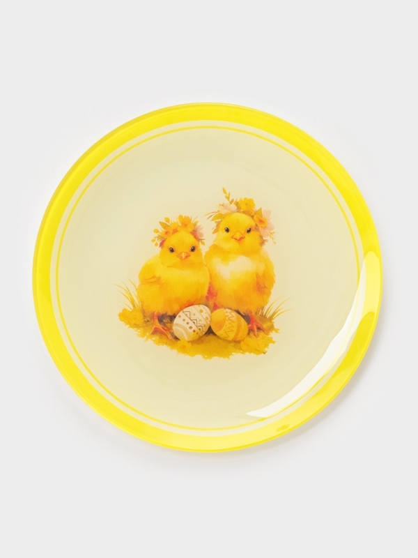 Тарелка Тарелка "Пасха. Милые цыплята", 20х20х1,3 см