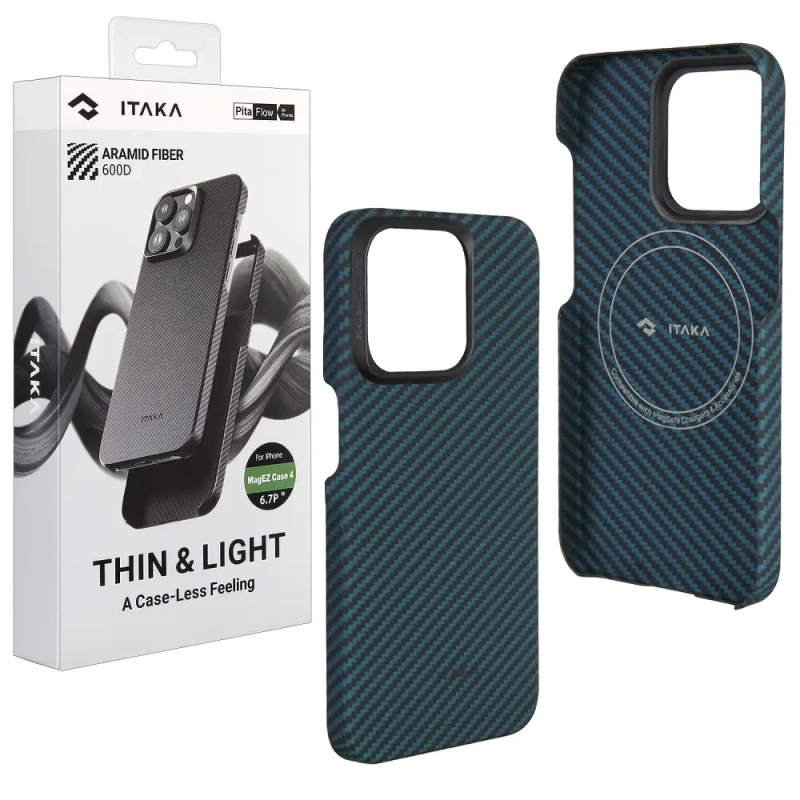 Чехол iPh 14 Pro Max ITAKA MagEZ Blue