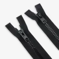 Молния &laquo;Трактор&raquo;, №10, разъёмная, 2 замка, замки автомат, 90 см, чёрная