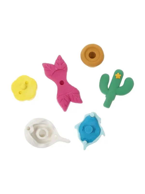 Набор фигурных ластиков, 7 штук, МИКС