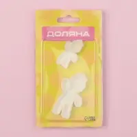 Печати для теста и мастики новогодние Доляна &laquo;Пряничный человек&raquo;, набор 2 шт., пластик, молочные