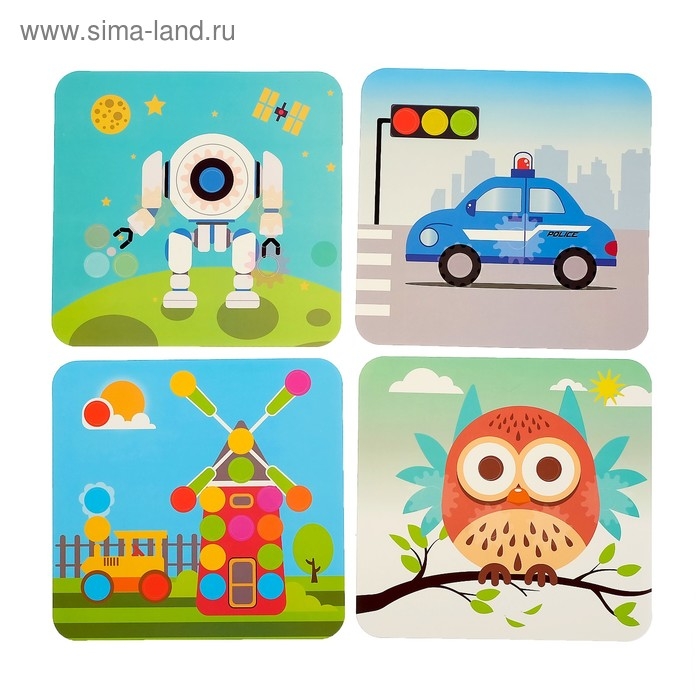 Конструктор винтовая мозайка «Пуговки шестеренки», 3 в 1, с шуруповертом, 147 деталей Конструктор винтовая мозайка «Пуговки шестеренки», 3 в 1, с шуруповертом, 147 деталей