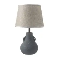 Лампа настольная RISALUX &laquo;Каламбур&raquo;, Е14, 40 Вт, тёмно-серая, 20&times;20&times;32 см
