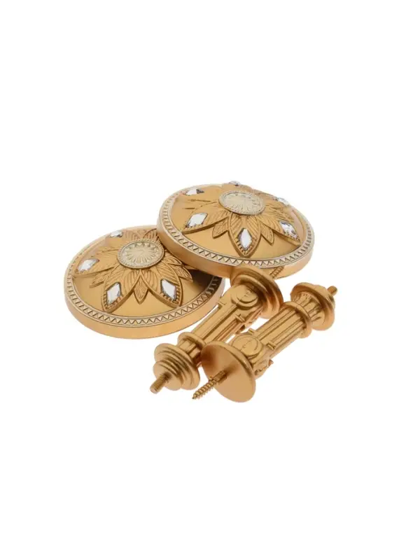 Крючок для штор CAPPIO KS032, d=98 мм, цвет золото с серебром, 2 шт Крючок для штор CAPPIO KS032, d=98 мм, цвет золото с серебром, 2 шт