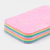 Салфетка многослойная для уборки из микрофибры MicroPVA, 12&times;7 см, 12 слоев