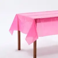 Скатерть 137*183см, флюорисцентная, цвет фуксия