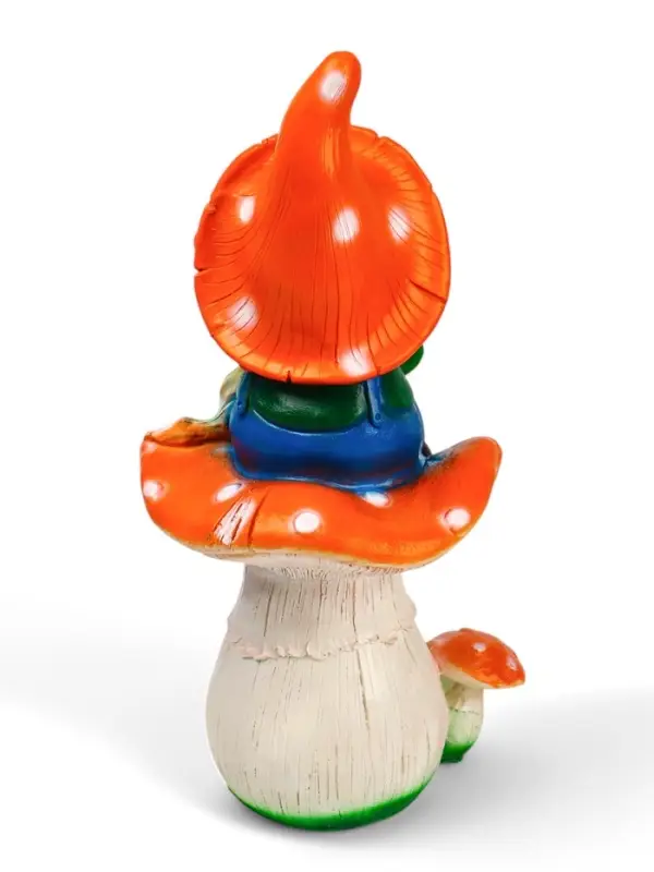 Садовая фигура из гипса &laquo;Гном на мухоморе&raquo;, 51&times;14&times;23 см