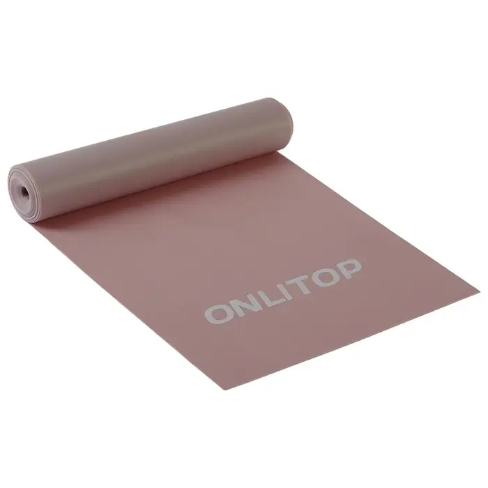Эспандер ленточный для фитнеса ONLYTOP, 150&times;15&times;0.04 см, 10 кг, МИКС